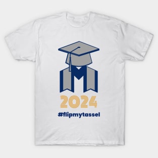 2024 Flip My Tassel Cool Graduation T-Shirt